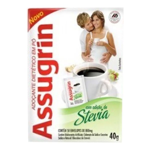 Adoçante Assugrin Stévia 50 Envelopes