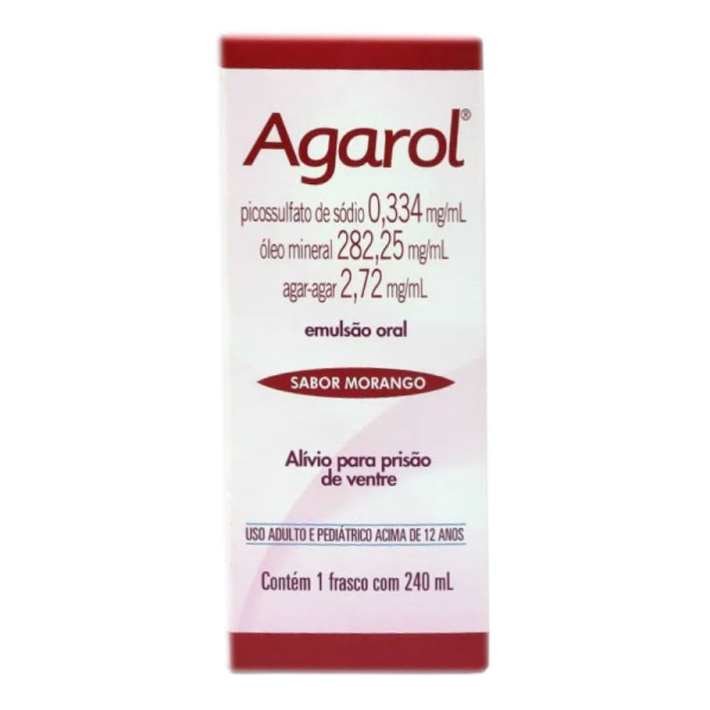 AGAROL MORANGO 240 ML