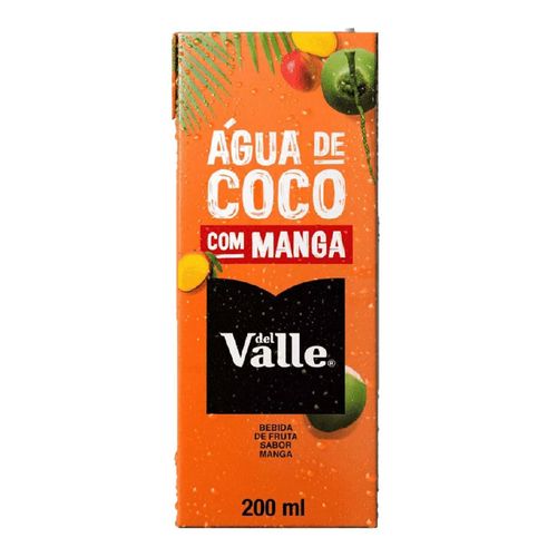 Água De Coco Com Manga Del Valle 200ml Água De Coco Com Manga Del Valle 200ml