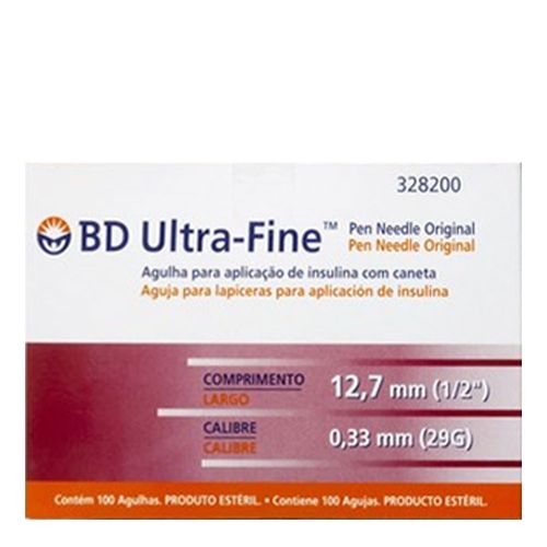Agulha Insulina BD Ultra-Fine Original 12.7 mm Becton