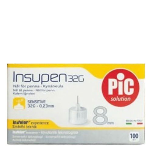Agulha Insulina Insupen 8mm Sanofi-Aventis 100 Unidades Agulha Insulina Insupen 8mm Sanofi-Aventis 100 Unidades