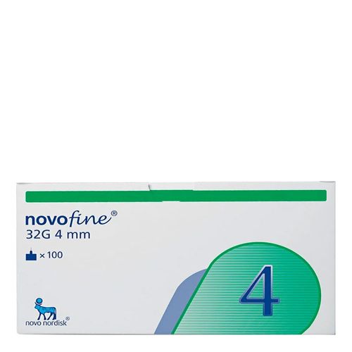 Agulha Insulina NovoFine Descartável 32G Tip Etw 4mm Agulha Insulina NovoFine Descartável 32G Tip Etw 4mm
