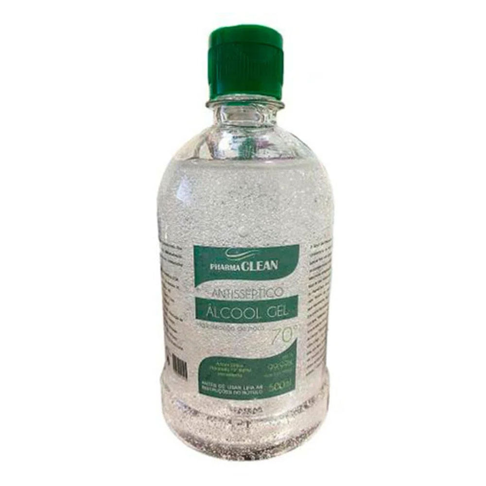 Álcool em Gel 70% Pharmaclean 500ml