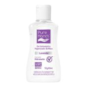 Álcool em Gel 70% Pure Hands Lavanda Antisséptico e Hidratante 60ml