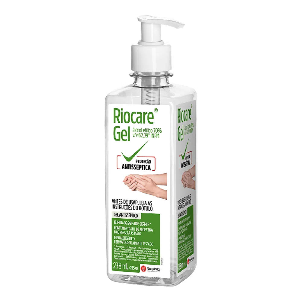 Álcool em Gel 70% Riocare 238ml