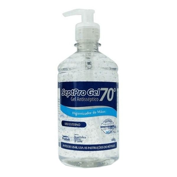 Álcool em Gel 70% SeptPro 440g
