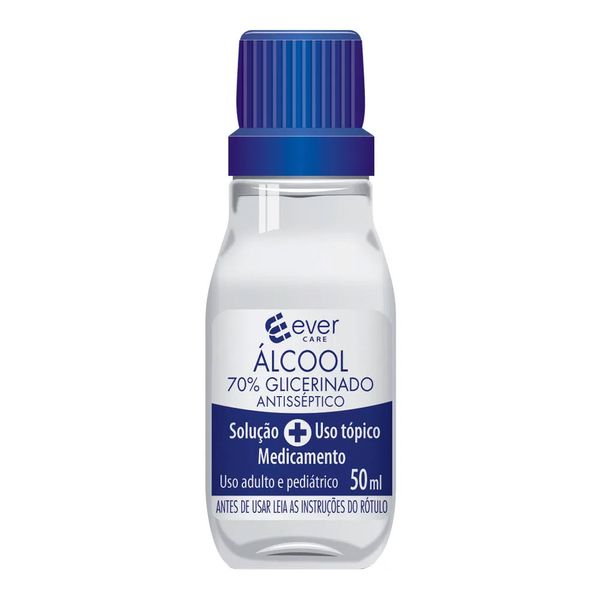 Álcool Líquido 70% Ever Care 50ml