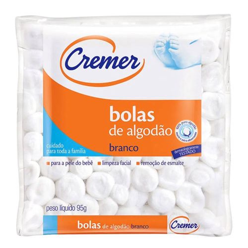 Algodão Cremer Bola 95gr Algodão Cremer Bola 95gr