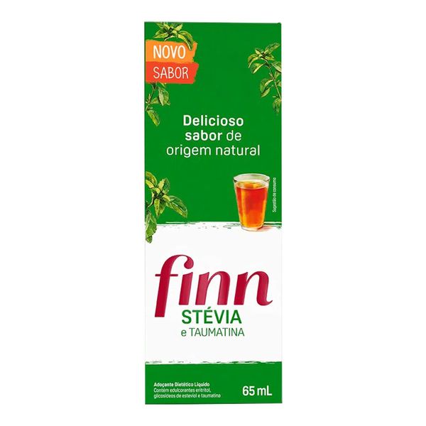 Adoçante Em Gotas Finn Stévia e Taumatina 65ml