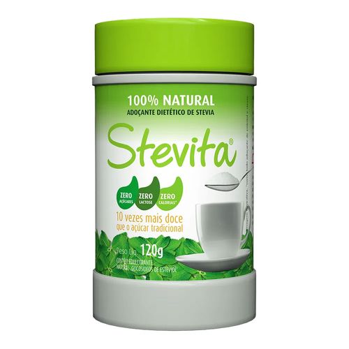 Adoçante em Pó Stevita Sem Lactose 120g Adoçante em Pó Stevita Sem Lactose 120g