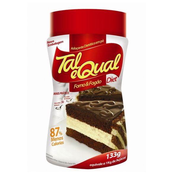 Adoçante Em Pó Tal & Qual 133g