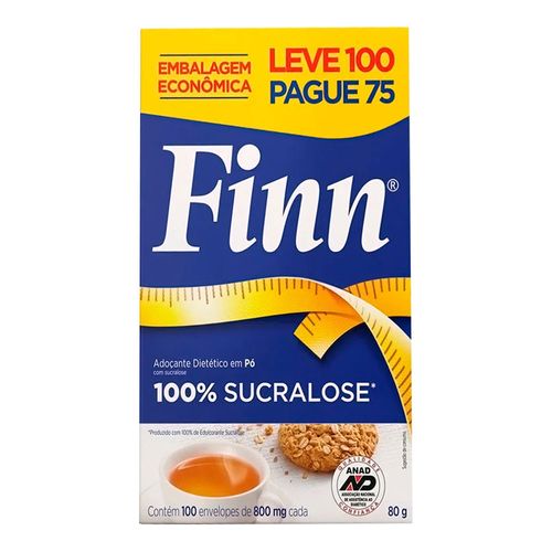 Adoçante Finn Sucralose 100 Envelopes Adoçante Finn Sucralose 100 Envelopes