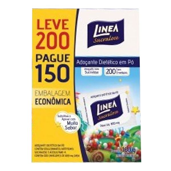 Adoçante Linea Pó 200 Envelopes