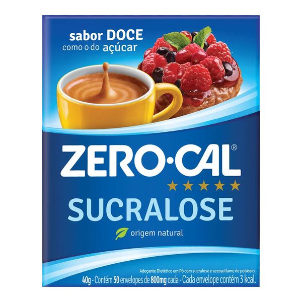 Adoçante Zero Cal Sucralose Pack 2 e Ganhe 50% de Desconto na 2 Embalagem