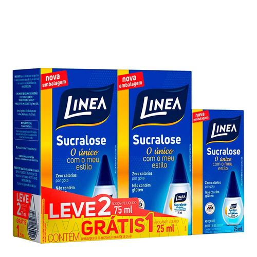 Adoçante Linea Sucralose 75ml Grátis 25ml Adoçante Linea Sucralose 75ml Grátis 25ml