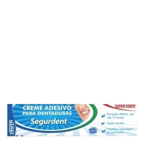 Creme Adesivo para Dentaduras Segurdent 40g Creme Adesivo para Dentaduras Segurdent 40g