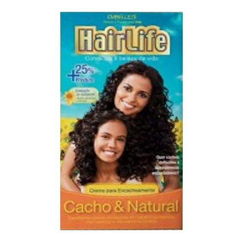 Creme Alisante Hair Life Cacho e Natural 180g Creme Alisante Hair Life Cacho e Natural 180g