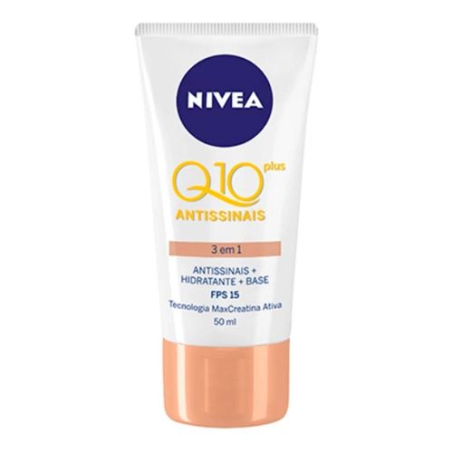 Creme Antissinais Nivea Q10 3 em 1 Color Correction 50ml