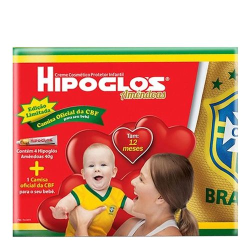 Creme Assadura Hipoglós Amêndoa 40g + Cam.Seleção + 12 Meses Creme Assadura Hipoglós Amêndoa 40g + Cam.Seleção + 12 Meses