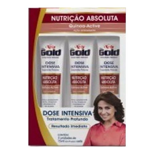 Ampola de Tratamento Niely Gold Nutrição Absoluta 3 Unidades Ampola de Tratamento Niely Gold Nutrição Absoluta 3 Unidades