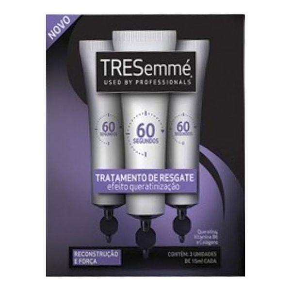 Ampola de Tratamento Tresemmé Reconstrução e Força 15ml C/3
