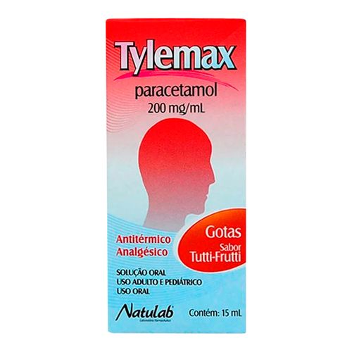 Antitérmico Analgésico Tylemax 200mg/ml Natulab 15ml Antitérmico Analgésico Tylemax 200mg/ml Natulab 15ml