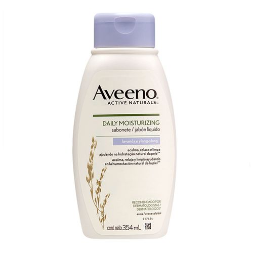 Sabonete Líquido Aveeno Daily Moisturizing Lavanda e Ylang-Ylang 354ml Sabonete Líquido Aveeno Daily Moisturizing Lavanda e Ylang-Ylang 354ml