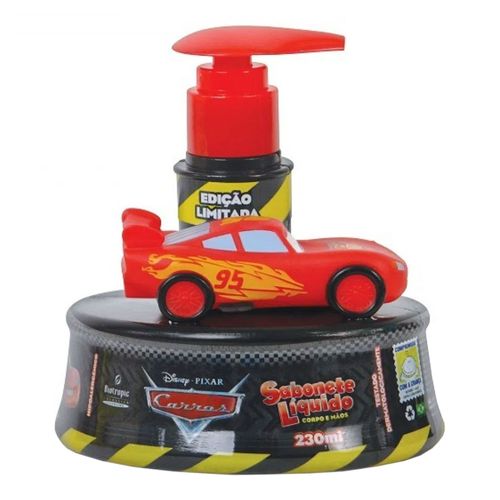 Sabonete Líquido Carros 3D Mcqueen 230ml Sabonete Líquido Carros 3D Mcqueen 230ml