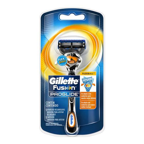 Aparelho de Barbear Gillette Proglide Flexball Grátis Gel 71g
