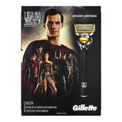 Aparelho de Barbear Gillette Proshield Liga da Justiça + 2 Cargas