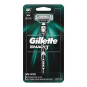 Aparelho de Barbear Recarregável Gillette Mach3 + 1 Refil