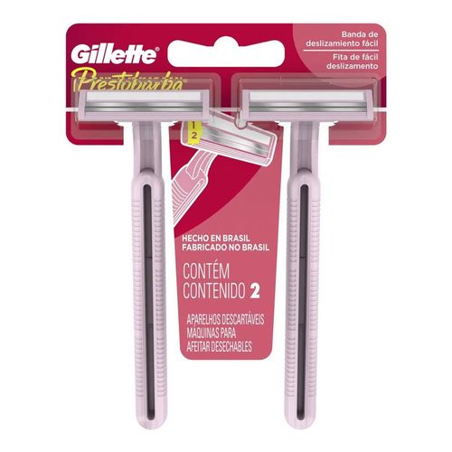 Aparelho de Depilação Gillette Prestobarba Feminino - 2 Unidades