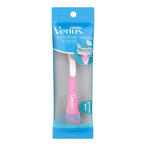 Aparelho de Depilar Descartável Gillette Venus Sensitive 1 Unidade