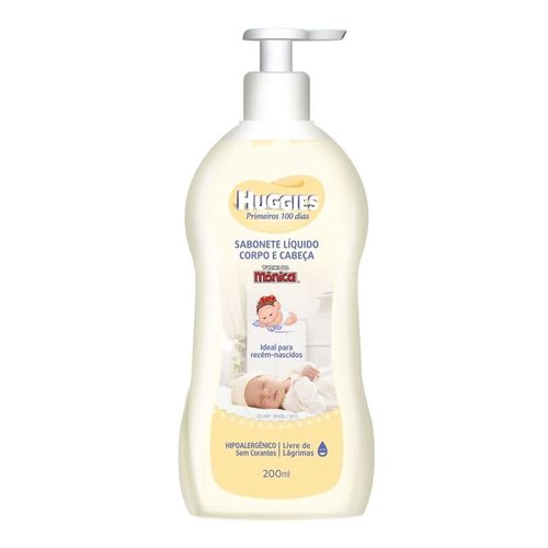 Sabonete Líquido Huggies Primeiros 100 Dias 200ml Sabonete Líquido Huggies Primeiros 100 Dias 200ml
