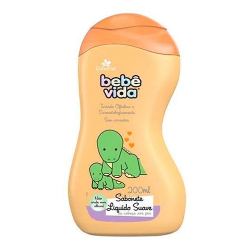 Sabonete Líquido Infantil Davene Bebê Vida Aveia 200ml Sabonete Líquido Infantil Davene Bebê Vida Aveia 200ml