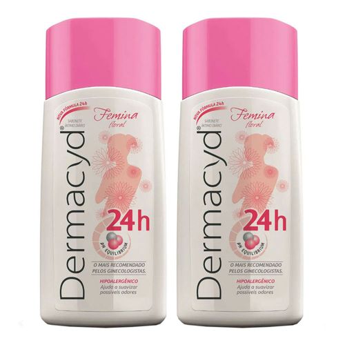 Sabonete Líquido Íntimo Dermacyd Feminina 200ml C/ 2 Unidades Sabonete Líquido Íntimo Dermacyd Feminina 200ml C/ 2 Unidades