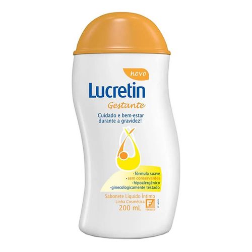 Sabonete Líquido Íntimo Lucretin Gestante 200ml Sabonete Líquido Íntimo Lucretin Gestante 200ml