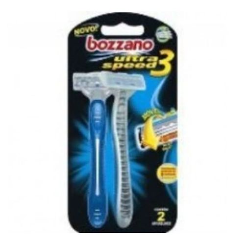 Aparelho de Barbear Bozzano Ultra Speed C/ 2 Unidades Aparelho de Barbear Bozzano Ultra Speed C/ 2 Unidades