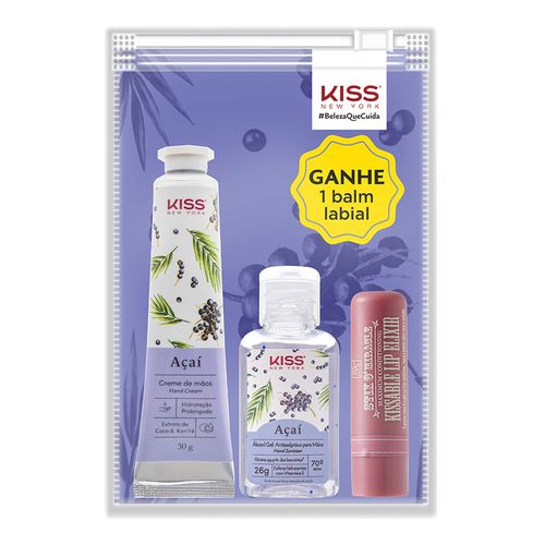765945---Kit-Creme-para-Maos-Kiss-New-York-Acai-30g---Alcool-Gel-Acai-26g---Balm-Labial-1 765945---Kit-Creme-para-Maos-Kiss-New-York-Acai-30g---Alcool-Gel-Acai-26g---Balm-Labial-1