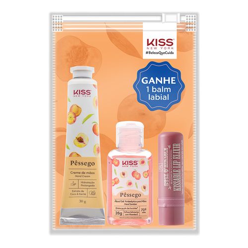 765953---Kit-Creme-para-Maos-Kiss-New-York-Pessego-30g---Alcool-Gel-Pessego-26g---Balm-Labial-1 765953---Kit-Creme-para-Maos-Kiss-New-York-Pessego-30g---Alcool-Gel-Pessego-26g---Balm-Labial-1