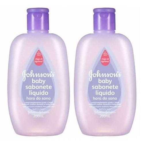 Sabonete Líquido Johnson´s Baby Hora do Sono 200ml 2 Unidades