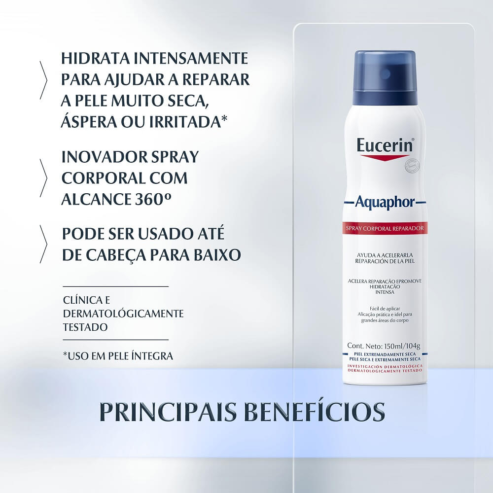 Cicatrizante Eucerin Aquaphor Spray Corporal Reparador Drogaria Sao Paulo