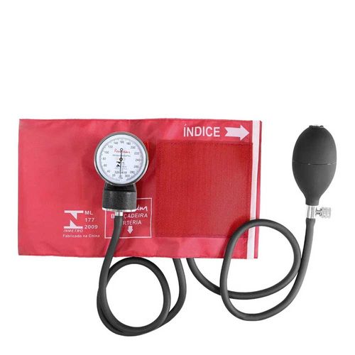Aparelho De Pressão Aneróide Vermelho Premium Aparelho De Pressão Aneróide Vermelho Premium