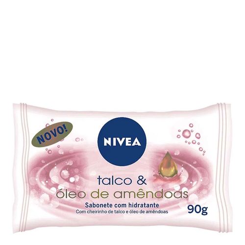 Sabonete Nivea Talco & Óleo de Amêndoas 90g Sabonete Nivea Talco & Óleo de Amêndoas 90g