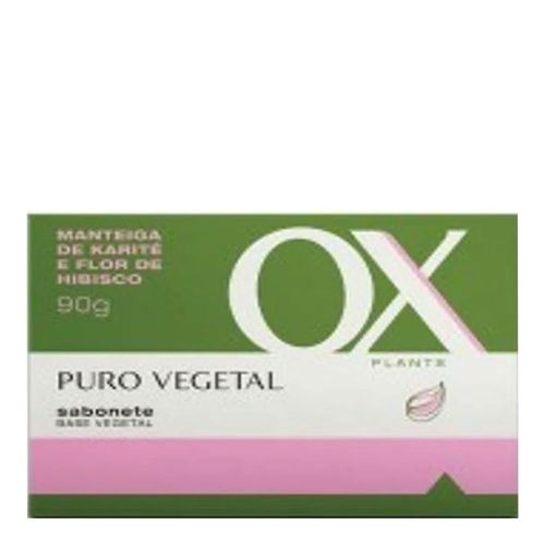 Sabonete OX Plants Manteiga de Karité e Flor de Hibisco 90g Sabonete OX Plants Manteiga de Karité e Flor de Hibisco 90g