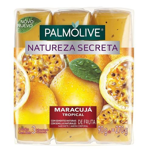 Sabonete Palmolive Natureza Secreta Maracujá Tropical 90g 3 Unidades Sabonete Palmolive Natureza Secreta Maracujá Tropical 90g 3 Unidades