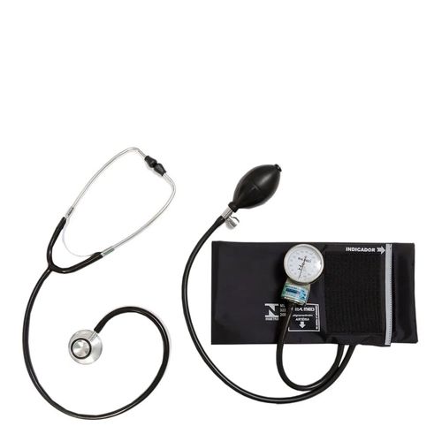 Aparelho De Pressão Com Esteto Duplo Preto Pa Med Aparelho De Pressão Com Esteto Duplo Preto Pa Med