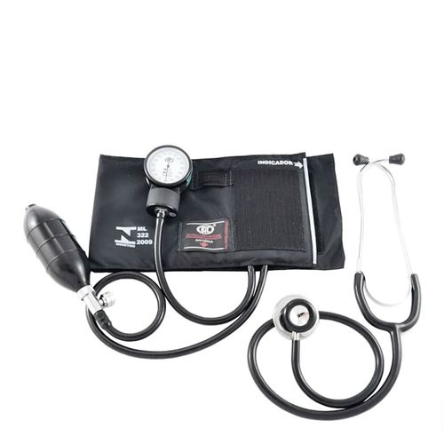 Aparelho De Pressão Com Estetoscópio Duplo Preto Cj0732 Bic Aparelho De Pressão Com Estetoscópio Duplo Preto Cj0732 Bic