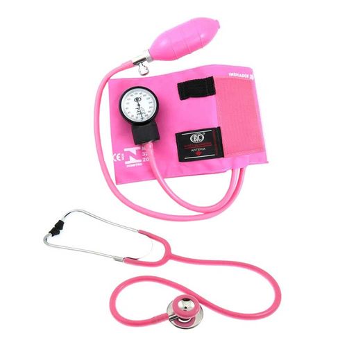 Aparelho De Pressão Com Estetoscópio Duplo Rosa Cj0727 Bic Aparelho De Pressão Com Estetoscópio Duplo Rosa Cj0727 Bic