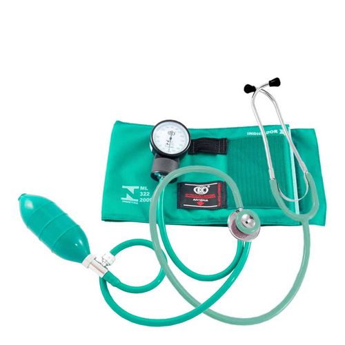Aparelho De Pressão Com Estetoscópio Duplo Verde Cj0729 Bic Aparelho De Pressão Com Estetoscópio Duplo Verde Cj0729 Bic